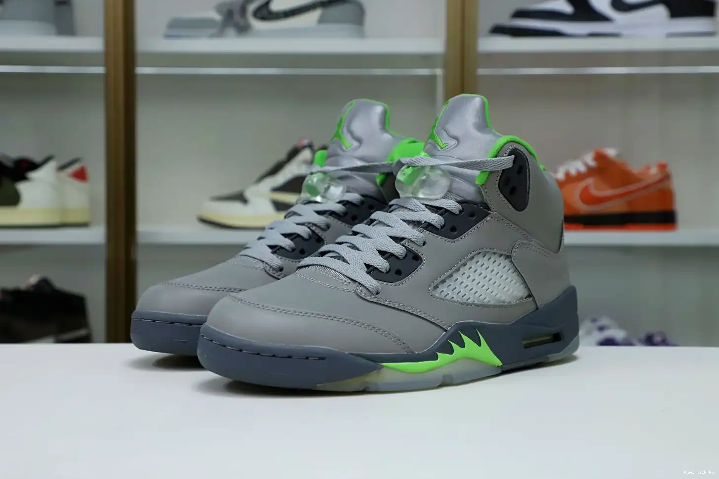 BEAN' 'GREEN JORDAN AIR Kimikick RETRO 5 2022 0808